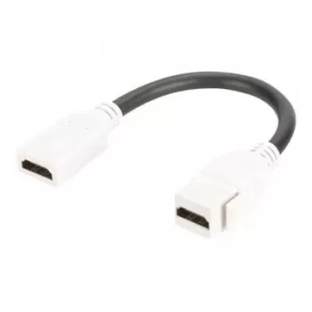 Módulo Keystone Digitus HDMI 2.0 con cable de 12 cm (conector hembra/conector hembra)