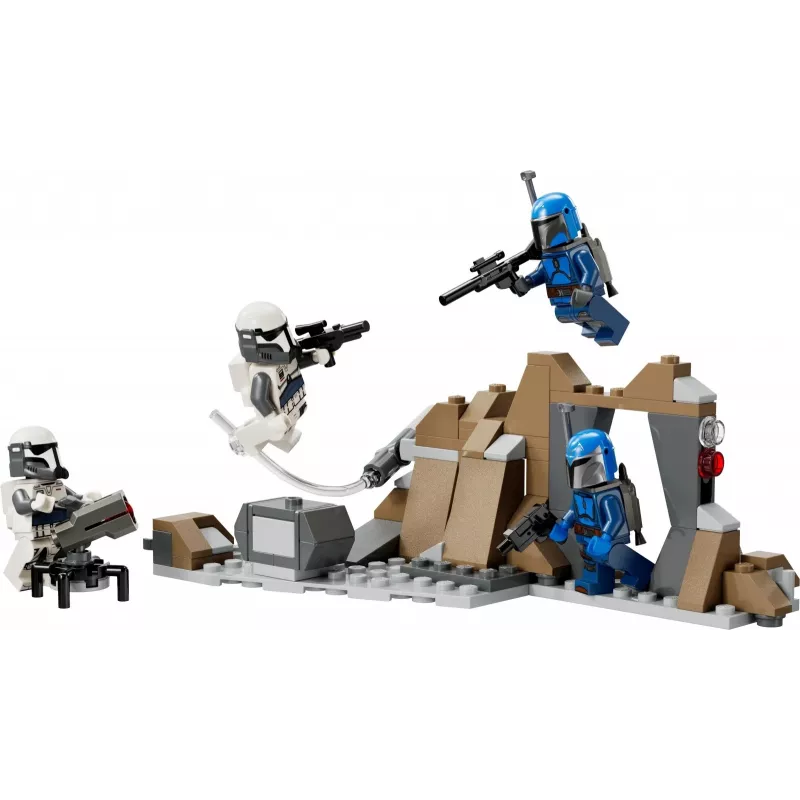 Juguete de construcción LEGO Star Wars Emboscada en Mandalore Battle Pack 75373 — 4 minifiguras, 109 piezas, Edad 6+