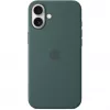 Apple iPhone 16 Plus Funda de silicona con MagSafe – Verde mar