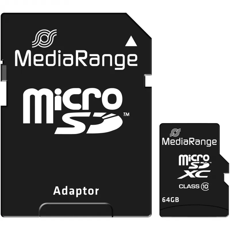 Tarjeta de memoria MediaRange 64GB MicroSDXC Class 10 MR955