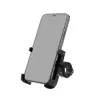 Soporte para tablet y smartphone FIXED Holder Fixed Bikee ALU 2 Ajustable 360° Negro, Aluminio, soporte de pinza ajustable