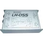 Caja DI pasiva Omnitronic LH-055 1 canal — caja directa pasiva para uso con instrumentos/línea, 1 entrada, salida XLR balanceada
