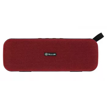 Altavoz portátil Tellur Altavoz Bluetooth Loop 10W Rojo