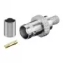 Wentronic Goobay 11358 Acoplador BNC de crimpar para RG 59/U, pin dorado