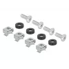 Panel para carril DIN DeLOCK 67031 metal negro 19