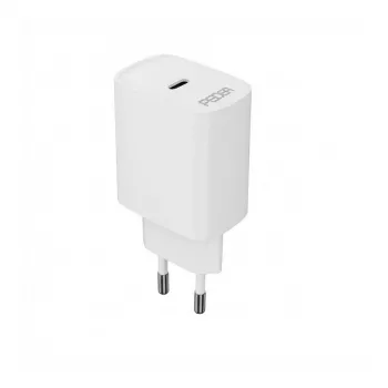 Cargador de viaje USB-C PEDEA 20W Power Delivery Blanco (60040103)