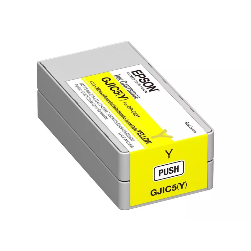 Epson GJIC5(Y): cartucho de tinta para ColorWorks C831 (amarillo) (MOQ=10)