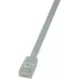 LogiLink CF2061U cable de red RJ45, cable de parcheo CAT 6 U/UTP 3,00 m blanco, altamente flexible, 1 unidad