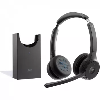 Headset 722 Wireless DUAL+STAND Carbon negro Usba Bundle