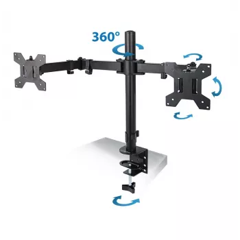 Soporte de mesa Esperanza ERW018 para dos monitores 10-27'' hasta 8 kg