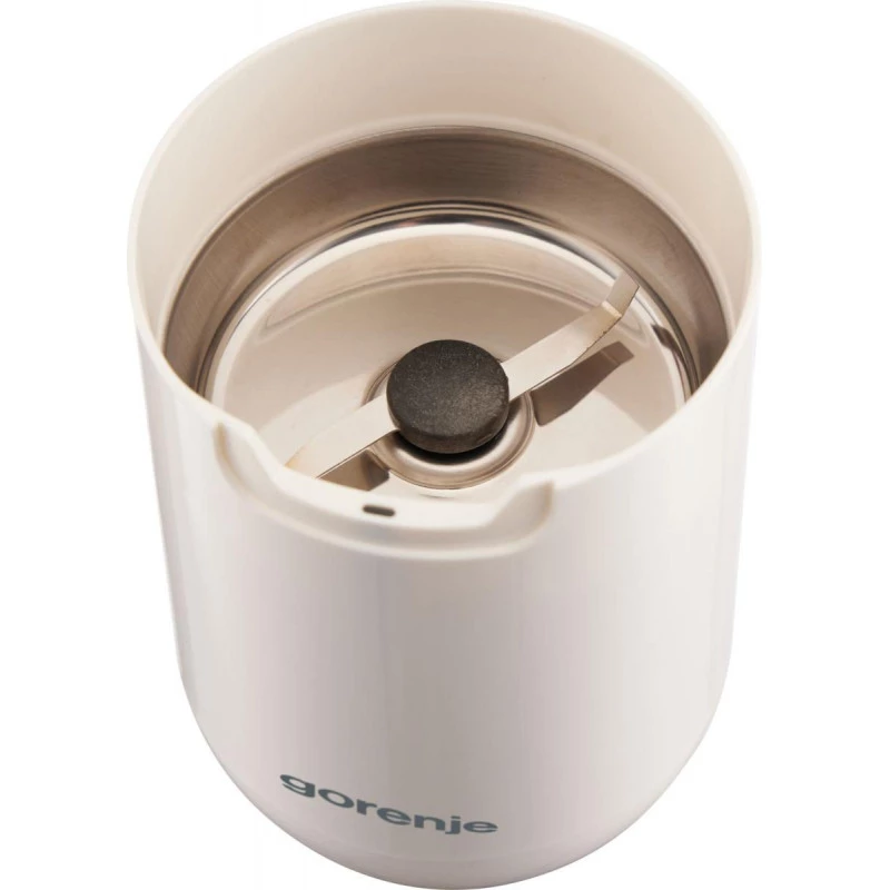 Gorenje | Molinillo de café | SMK150SW | 150 W | Capacidad de granos 45 g | Interruptor de seguridad de la tapa | Blanco
