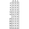 Schroff Pentair Techn. Regleta de conectores hembra 69001-712 (69001712)