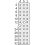 Schroff Pentair Techn. Regleta de conectores hembra 69001-712 (69001712)