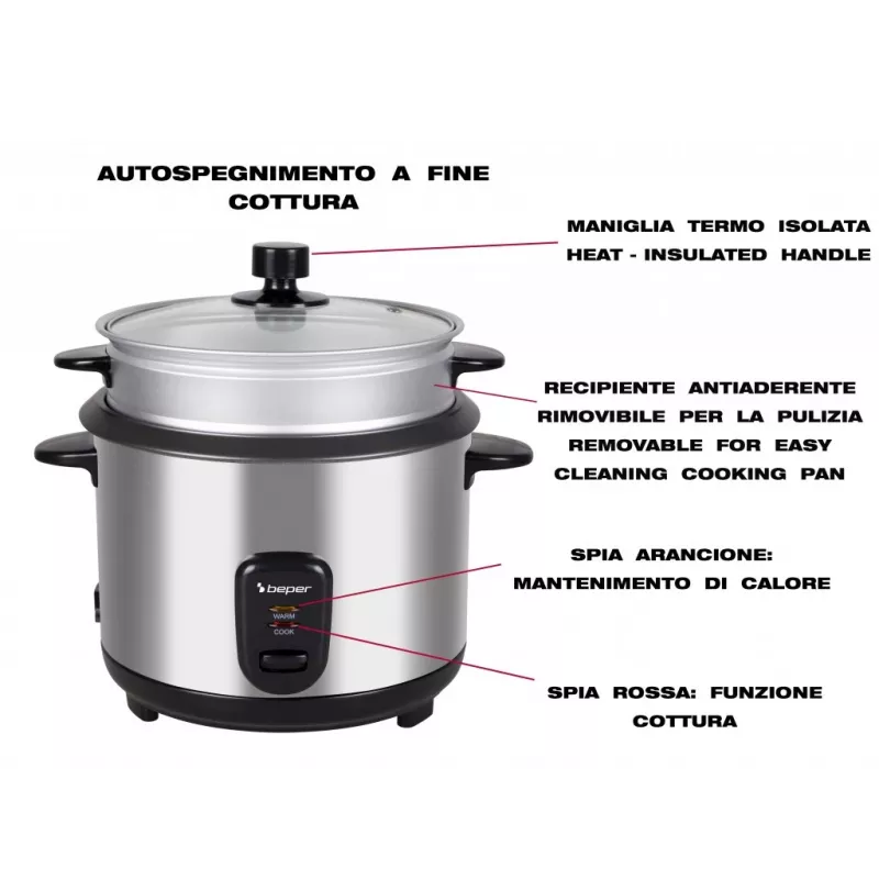 Beper P101VAP001 plancha de vapor vertical 2200W con función de vapor