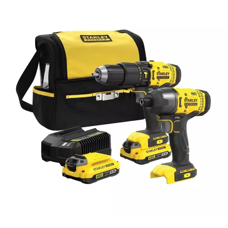 Set STANLEY (taladro atornillador y atornillador de impacto)