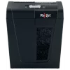 Destructora de papel REXEL Secure X8 — corte cruzado P-4, 4x40 mm, capacidad 8 hojas, depósito 14 l, negra
