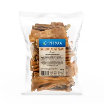 Snacks masticables PETMEX piel de caballo 500 g — snack masticable de caballo natural de un solo ingrediente para la higiene dental, monoproteico, sin gluten ni soja