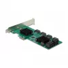 Tarjeta DeLOCK 8 puertos SATA PCI Express x1 formato Low-Profile