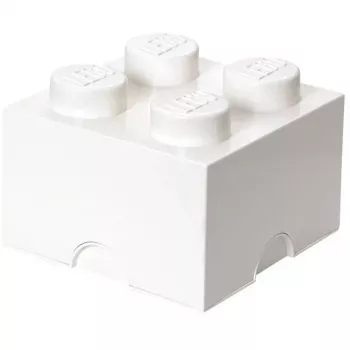 Bloque de almacenamiento LEGO Room Copenhagen 4 blan – LEGO 40031735 Bloque de almacenamiento para organizar juguetes y objetos pequeños