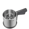 Colador de cocina GEFU SIVA, plástico y acero inoxidable, redondo, diámetro 10,5 cm