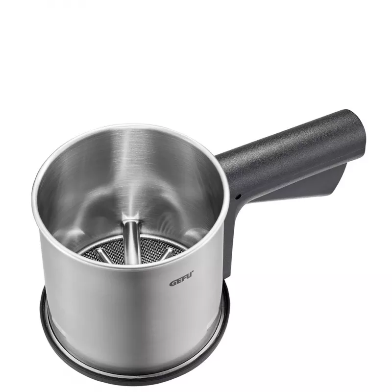 Colador de cocina GEFU SIVA, plástico y acero inoxidable, redondo, diámetro 10,5 cm
