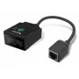Lector de códigos de barras fijo Newland FM431 Barracuda Pro 1D/2D CMOS con cable negro