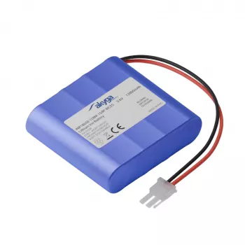 Akyga AKY2834 Batería de iones de litio INR18650-128M-1S4P PCM WC2S, 3,6 V, 12800 mAh, Cvilux 2 polos