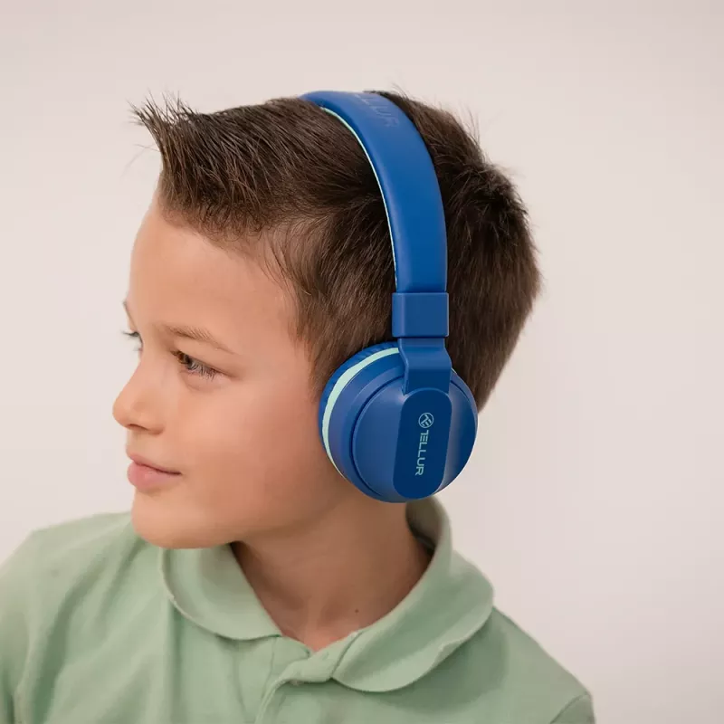 Auriculares Tellur Buddy Bluetooth Over-Ear Azul
