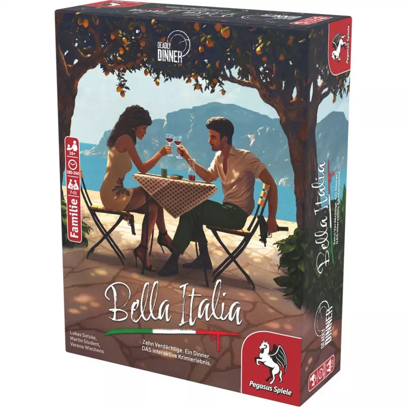 Deadly Dinner - Bella Italia, juego de mesa