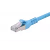 Cable de red Extralink LAN cable de parcheo Cat.6A RJ-45 Cat6a 0,5 m azul