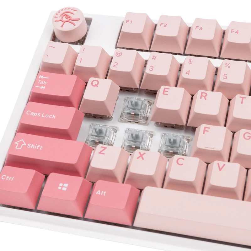Teclado Ducky One 3 TKL Gaming USB QWERTY inglés rosa