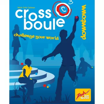 Crossboule Set Downtown, juego de habilidad azul/rojo