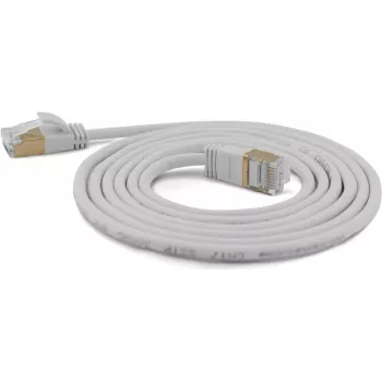 Cable de red Cat.7 extrafino Wantec SSTP - 1,5 m - Cable de red Cat.7 - S/FTP (S-STP) - RJ-45 - RJ-45 - Gris (7188)