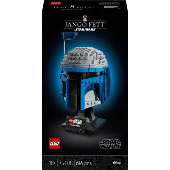 LEGO Star Wars Accesorio de casco coleccionable Jango Fett 75408 — 616 piezas, 210×120×110 mm modelo de exposición