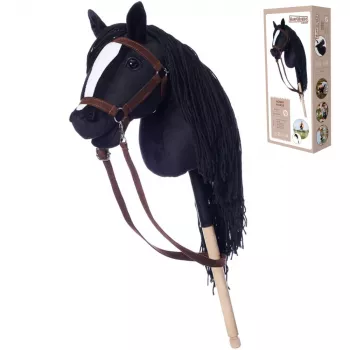 Caballo de palo HOPPIHORSE Hobby Horse A3 negro
