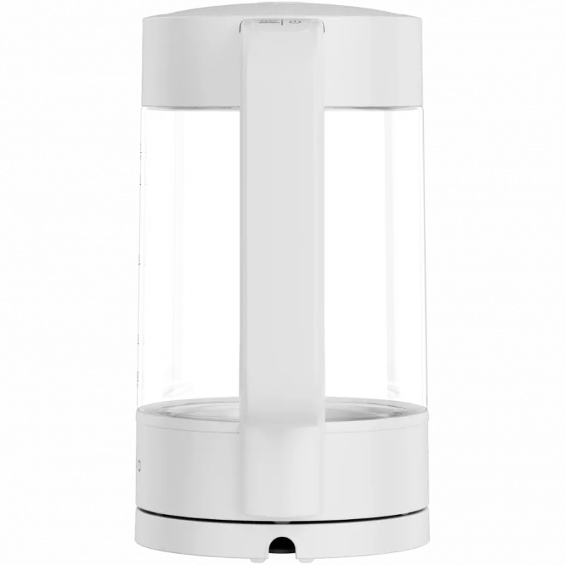 Hervidor de agua eléctrico, blanco, 220-240V, 1850-2200W, 1,7L, función mantener caliente 30 min., 40,60,80,90,100, panel de control en el asa