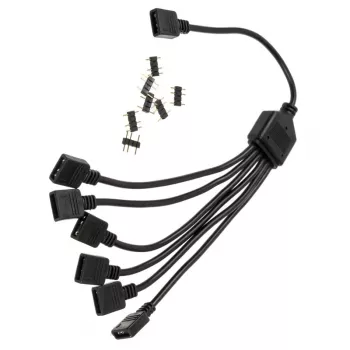 Cable divisor RGB EK Water Blocks EK-D-RGB cable divisor D-RGB de 6 vías