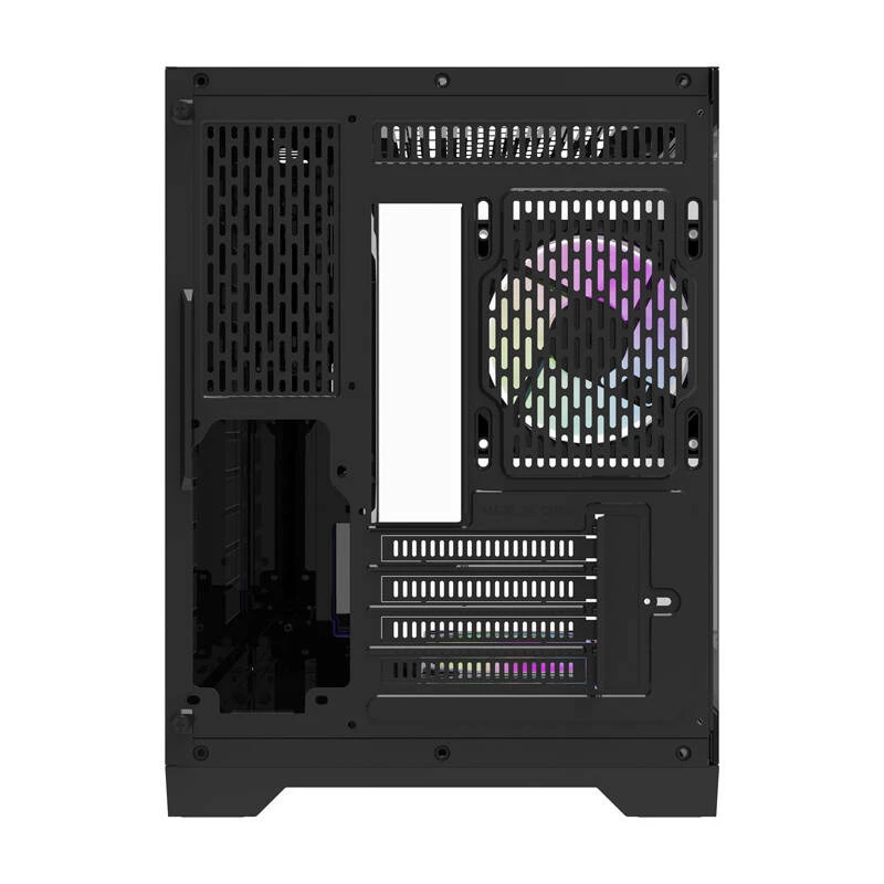 Darflash FT418 Caja de ordenador + 6 ventiladores aRGB (negro)