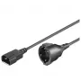 Microconnect PE130100 Cable de alimentación negro 1 m conector hembra C14
