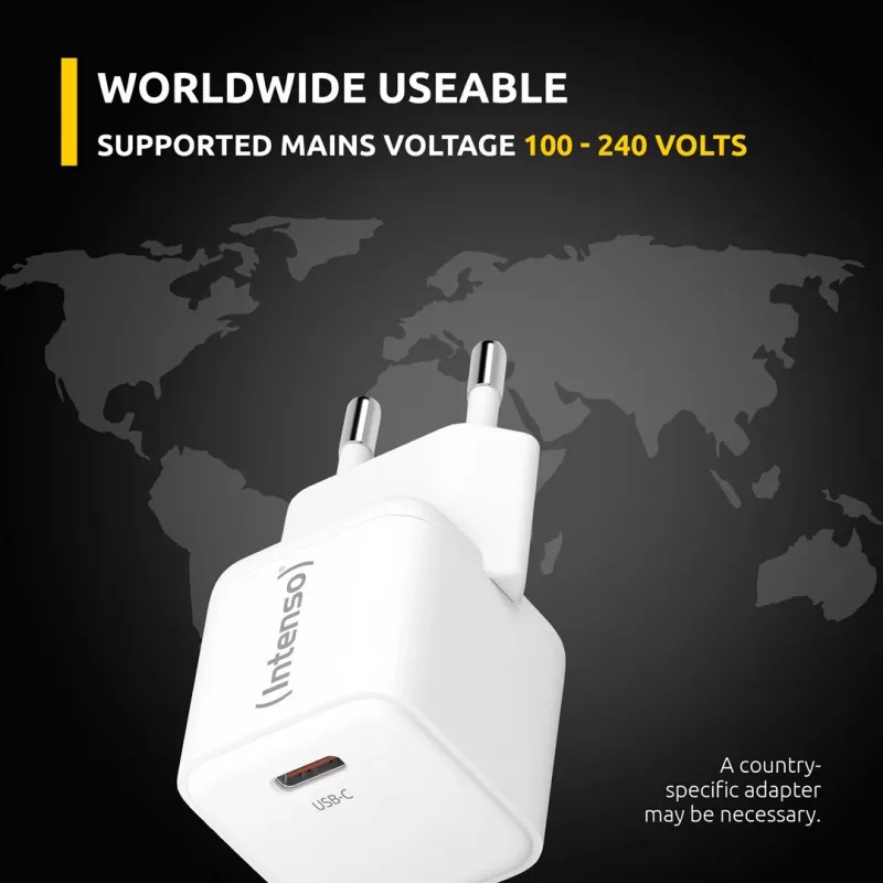 Cargador portátil Intenso 7803052 universal CA carga rápida 20V