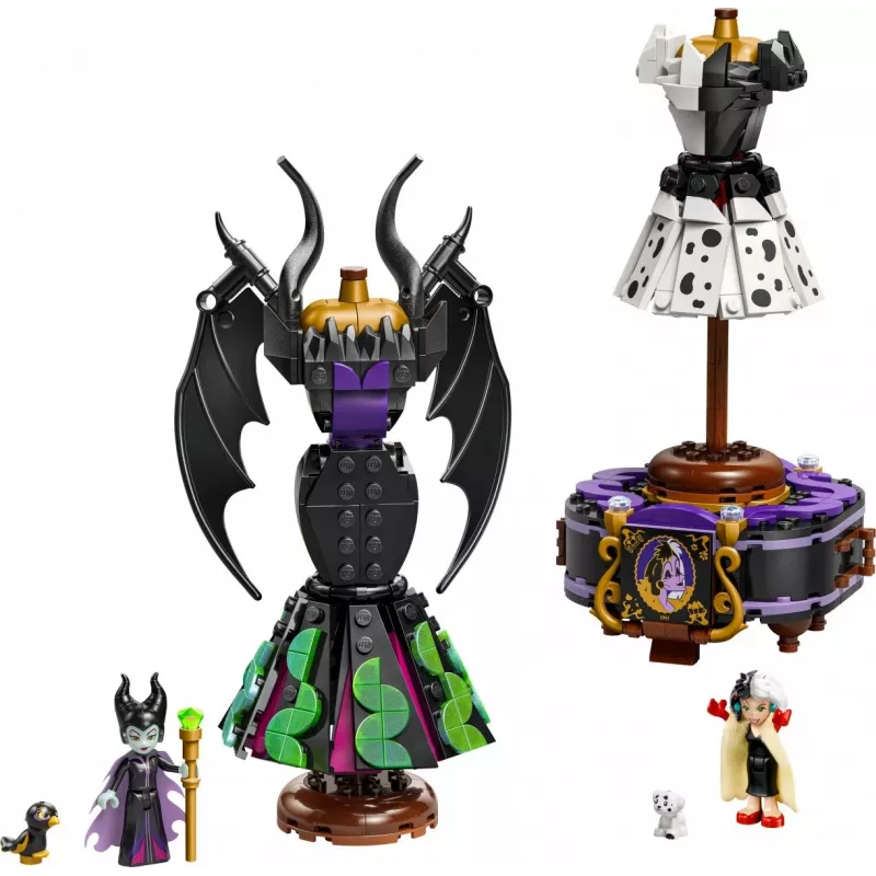 LEGO DISNEY 43262 Vestidos de Maléfica y Cruella de Vil