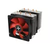 Ventilador de CPU Xilence XC044 9,2 cm Negro Rojo