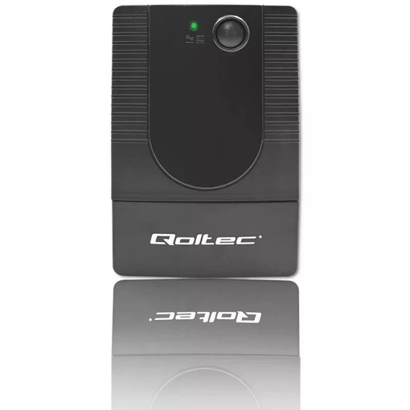Qoltec 53772 SAI (sistema de alimentación ininterrumpida) line-interactive 0,65 kVA 360 W 1 salida AC