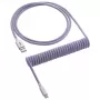 CableMod Classic Coiled CM-CKCA-CW-PW150PW-R cable en espiral para teclado, de USB-C a USB-A, 150 cm, Rum Raisin
