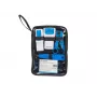 Set de herramienta de crimpado con candado de cable LANBERG NT-0302 — crimpadora RJ-45, mangos de plástico, bolsa de transporte, interruptor de encendido/apagado, multicolor