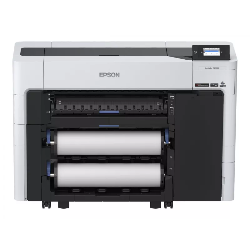 Epson SureColor SC-T3700DE impresora de gran formato, 24" (610 mm), inyección de tinta en color, 2400 x 1200 ppp, 6 colores, rollo