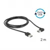 Cable USB DeLOCK 85557 USB 2.0 2 m negro