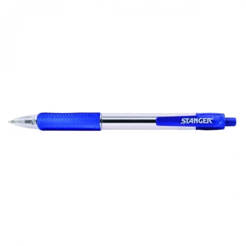 STANGER bolígrafo 1.0 Softgrip retráctil, azul, 1 ud. 18000300038