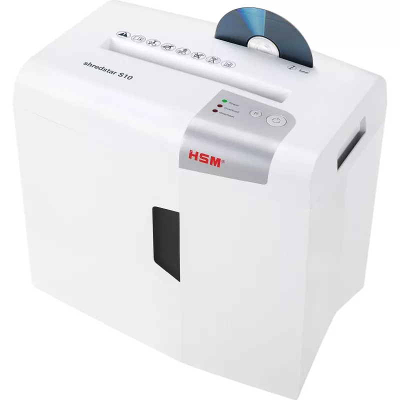 HSM shredstar S10 destructora de documentos, 6 mm + mecanismo de corte de CD independiente