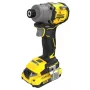 Stanley SFMCF830D2K-QW atornillador de impacto sin escobillas, 2×2,0 Ah, 3200 rpm, negro/amarillo